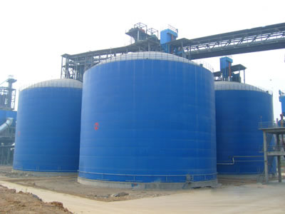 西山水泥钢板库改造